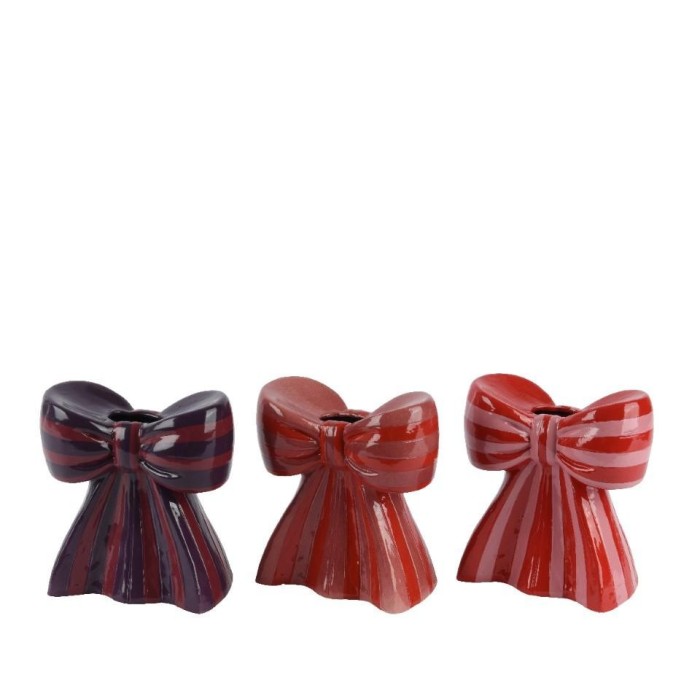 VASO FORMA FIOCCO H.18.5CM. 3 ASSORTITI